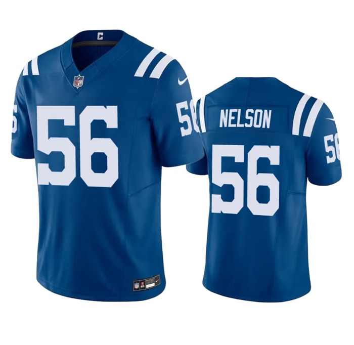 Indianapolis Colts #56 Quenton Nelson Blue 2023 F.U.S.E Vapor Untouchable Stitched Football Jersey